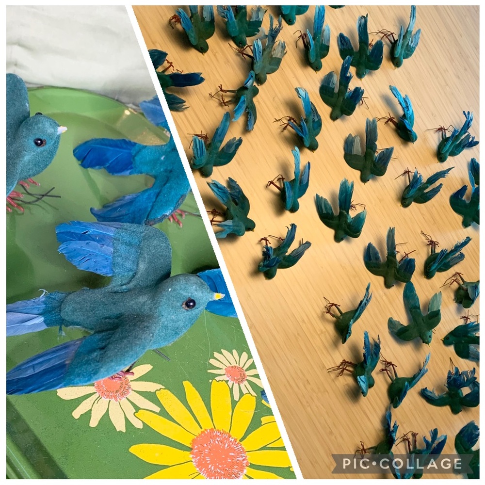 MCM Flocked Bluebird Lot of 40
